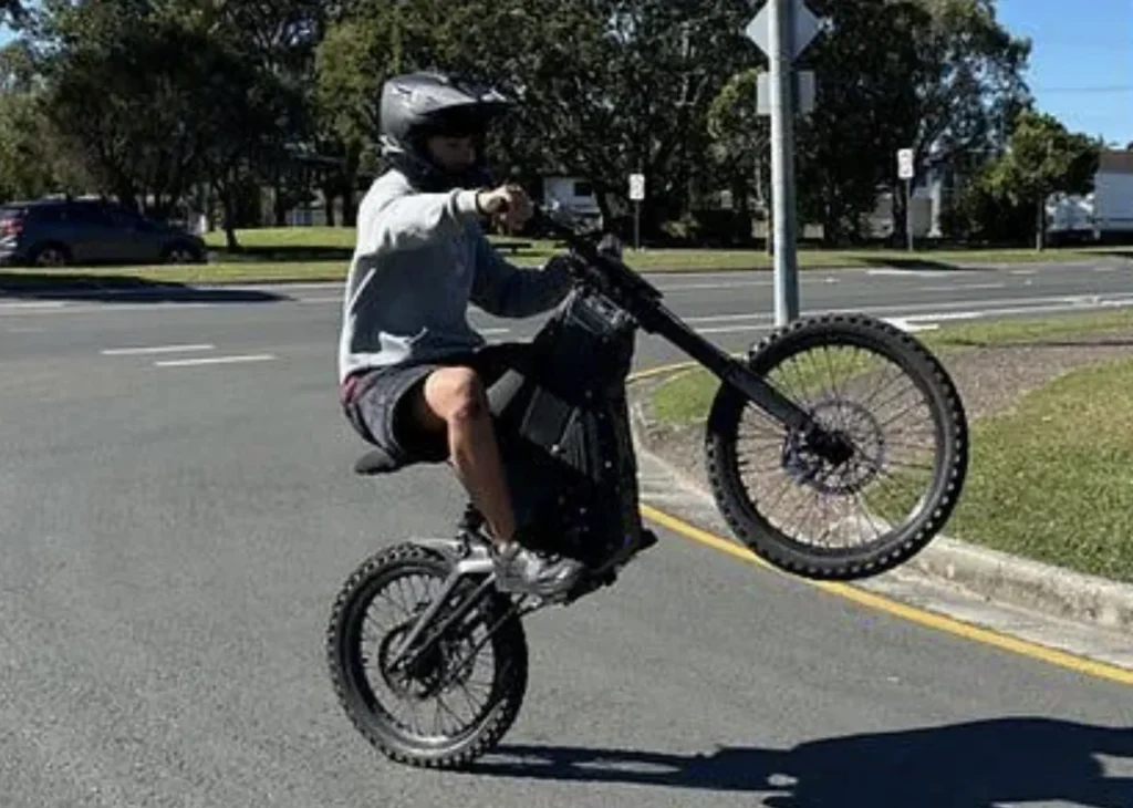 E bike wheelie Delray Beach
